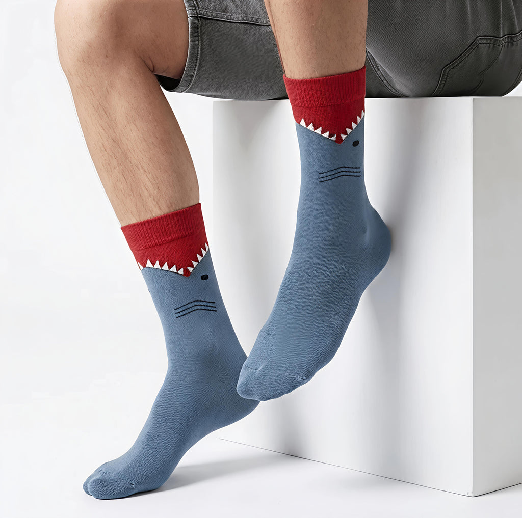 3D ANIMAL CREW SOCKS (PACK OF 3)