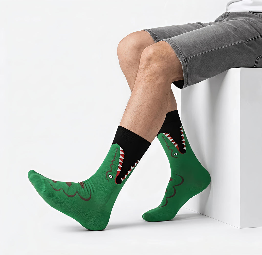3D ANIMAL CREW SOCKS (PACK OF 3)
