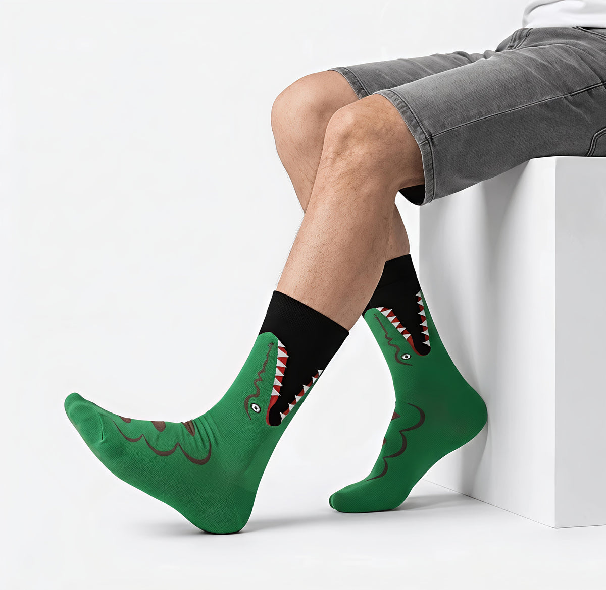 3D ANIMAL CREW SOCKS (PACK OF 3)