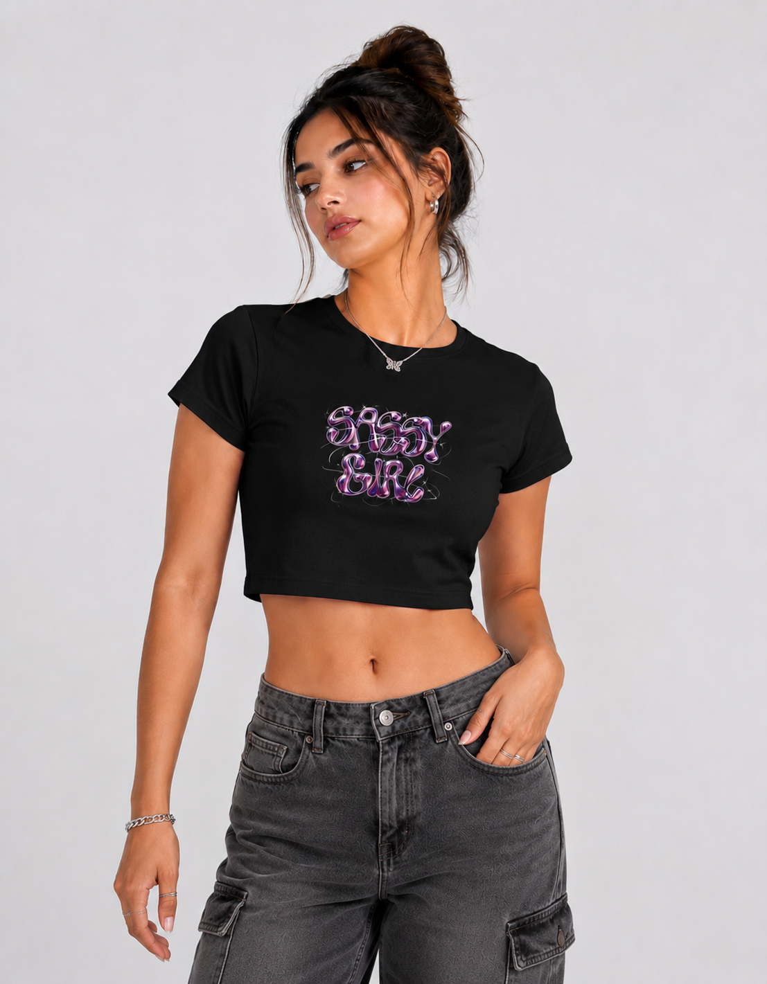 Sassy Girl: Cropped Top