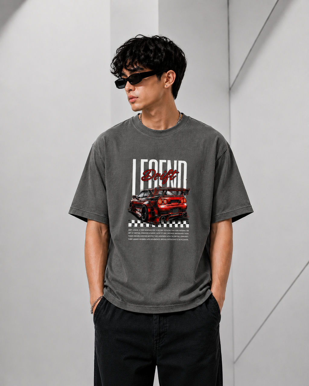 Legend Drift Graphic T-Shirt for Men & Women : Premium Cotton