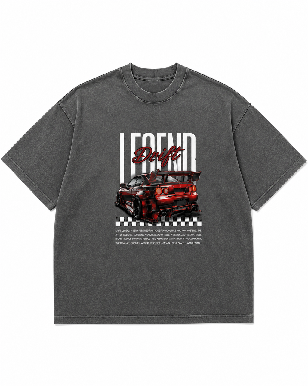 Legend Drift Graphic T-Shirt for Men & Women : Premium Cotton