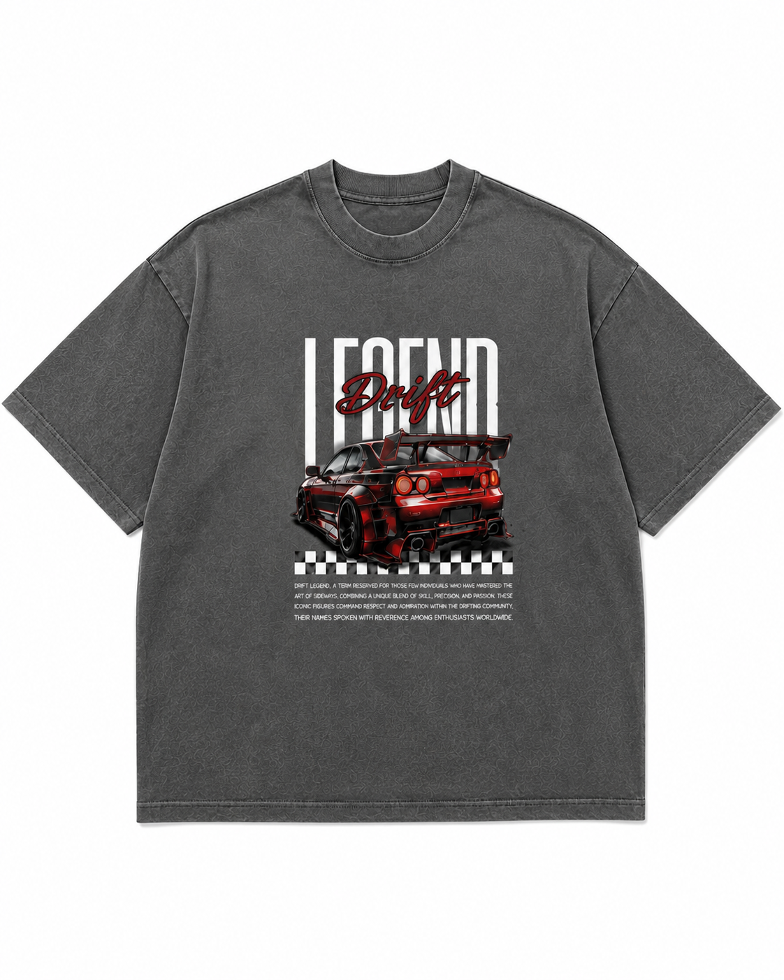 Legend Drift Graphic T-Shirt for Men & Women : Premium Cotton